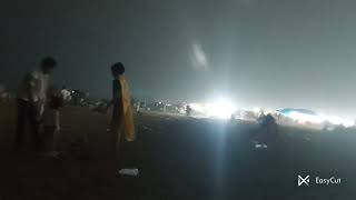 Marina Beach at  Nighttime