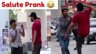 FUNNY SALUTE PRANK | Prank in Pakistan