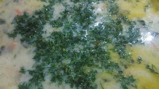 Суп с зеленью😋Göyərti ilə şorba😋Soup with herbs