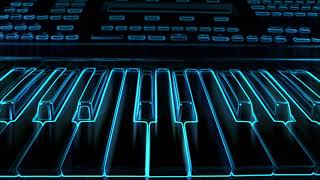 #Футаж неоновый синтезатор ◄4K•HD► #Footage neon synthesizer