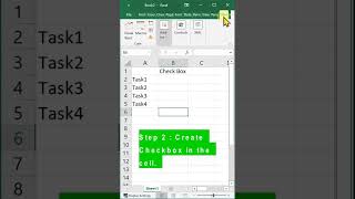 Fun! Create a list of checkbox in Excel