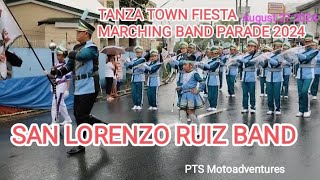 SAN LORENZO RUIZ BAND - TANZA TOWN FIESTA MARCHING BAND PARADE 2024