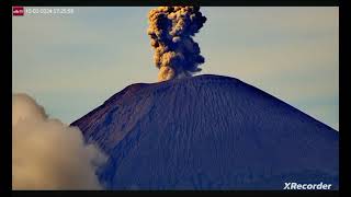 Semeru Volcano in Java, Indonesia 100224_01 (2x playback speed)