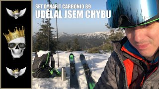 Skialpový set DYNAFIT CARBONIO 89 | UDĚLAL JSEM CHYBU