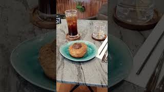 Ferrero Bread and  Iced Americano