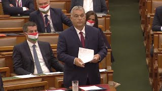 Orbán Viktor napirend előtti felszólalása