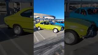 Car meet on a #rotary shaped carpark rooftop for #BrapandSynap. #Mazda and a surprise #Mitsubishi