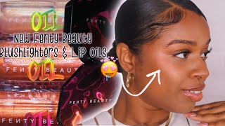 🩷 New Fenty Beauty Gloss Bomb Oil + Hot Cheeks Velour Blushlighter