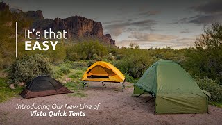 Gear Alert: New Vista Quick Tents