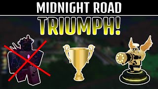 Midnight Road Triumph | Solo Map Triumphs | Roblox Tower Battles