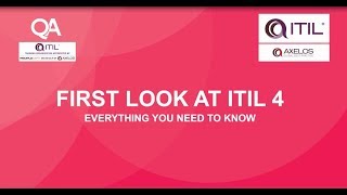 First Look at ITIL4