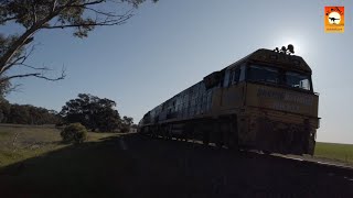 Freight train near Dimboola - Victoria, Australia