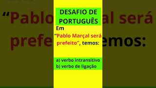 DESAFIO DE PORTUGUÊS #verbodeligacao#pablomarcal1 #memes#pablomarcal1 #pablomarçal#pablomarcal1 GabB