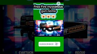 Free Fire mysterious Gun Reverse name😱😱🤫|Free Fire fact video🤯#viral #freefire #shorts