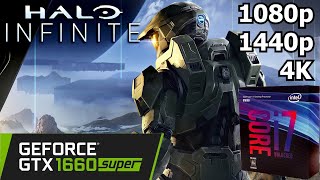 Halo Infinite - GTX 1660 Super - 1080p/1440p/4K Competitive & High Settings - Gameplay Benchmark