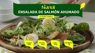 Ensalada de salmón ahumado │ Nutrioli