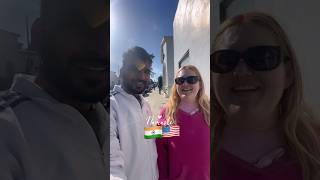 Kortney learning Hindi | long distance couple meet | California | #californialove #usa #indiatousa