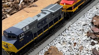 Massive garden train preview {CSX Lionel }