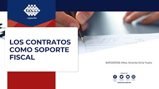 Los contratos como soporte fiscal - reseña