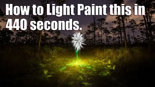 How To Light Paint a Dandelion - Light Painting Tutorial