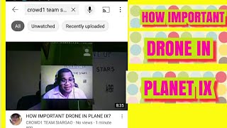 HOW IMPORTANT DRONE IN PLANE IX?