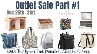 ☃️Winter Outlet SALE from Thirty-One PART 1  | Ind. Director, Andrea Carver 2023