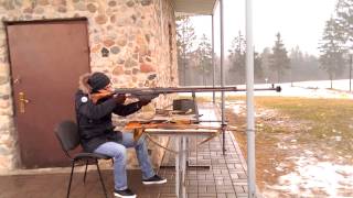 PTRS-41 AT Rifle shooting