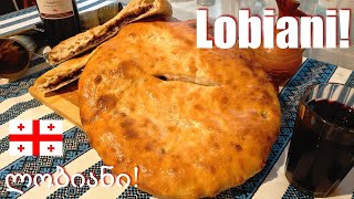 Lobiani: Vegan bean-stuffed bread | ლობიანი | Лобиани