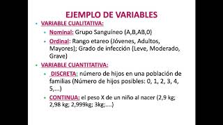 Estadistica en Epidemiologia