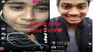 shanmuk jaswanth and Deepthi sunaina liveInstagramsayingnew episode2 #ShanmukJaswanth#DeepthiSunaina