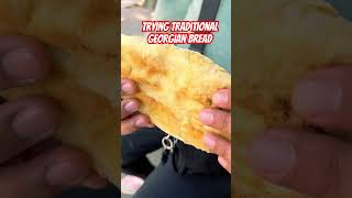 Trying traditional Georgian Bread - Tbilisi Street Food #viral #tbilisi #trending