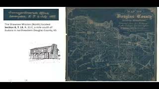 Kansas Territorial Survey Map of Douglas County and the Wakarusa