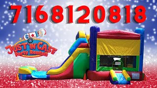 Colorful Bounce House And Slide Rentals Buffalo NY- Just In Case Party Rentals