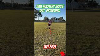 Ball Mastery. Inside out Dribbling. #soccer #football #footballshorts #shorts #training