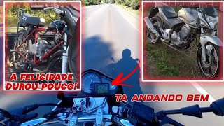 MOTORIZADA FUNDIU + PRIMEIRO ROLE NA CB300