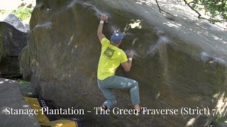 Stanage Plantation - The Green Traverse Strict 7A