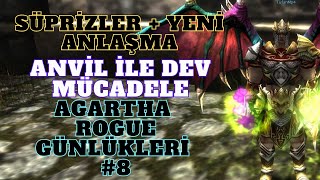 ANVİL İLE DEV MÜCADELE +SÜPRİZ - AGARTHA ROGUE GÜNLÜKLERİ #8 (Knight Online) #knightonline #agartha