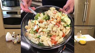 Veggie Pasta Salad - The Rolling Store