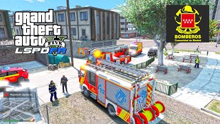 LE PRENDEN FUEG0 al VANILA | BOMBEROS MADRID | -  (LSPDFR #1074)