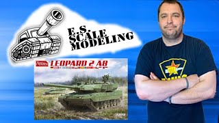 Amusing Hobby Leopard 2A8 in 1/35 Unboxing