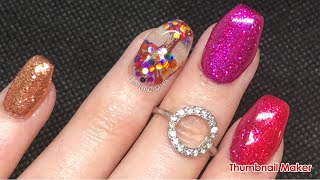 HOW TO: Encapsulate Glitter | Autumn Glitter Nail Design