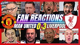 MAN UNITED😡& LIVERPOOL🤩FANS REACTION TO MAN UNITED 0-3 LIVERPOOL | 24/25 PREMIER LEAGUE