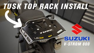 How To Install Tusk Top Rack | Suzuki V-Strom 800