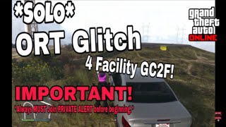 VERY FAST! *SOLO* GLITCH OUT FOR FACILITY GC2F! GTA ONLINE! OFF THE RADAR!