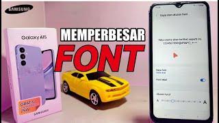 Cara Memperbesar Huruf di Hp Samsung A15 | Memperbesar Ukuran Font Hp Samsung A15