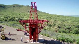 Time Lapse of Schwarzschild-Couder Telescope Prototype Mechanical Structure Construction