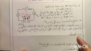 الدرس 10:التحليل الكهربائي البسيط لمحلول كلور الزنك و القصدير 📚📖📝📚📚📚📚