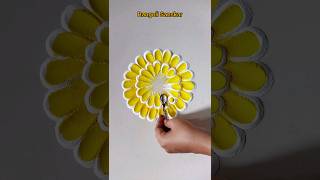 Navratri Yellow color Rangoli #rangoli #navratrirangoli #navratri #shorts #youtubeshorts