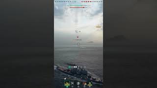 🇬🇧 Two Salvos, One Giant: Conqueror vs Musashi | World of Warships #wows #shorts