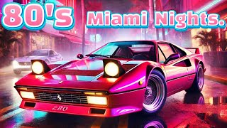 80's Miami Nights | Nostalgic Retro Lofi Synthwave Drive